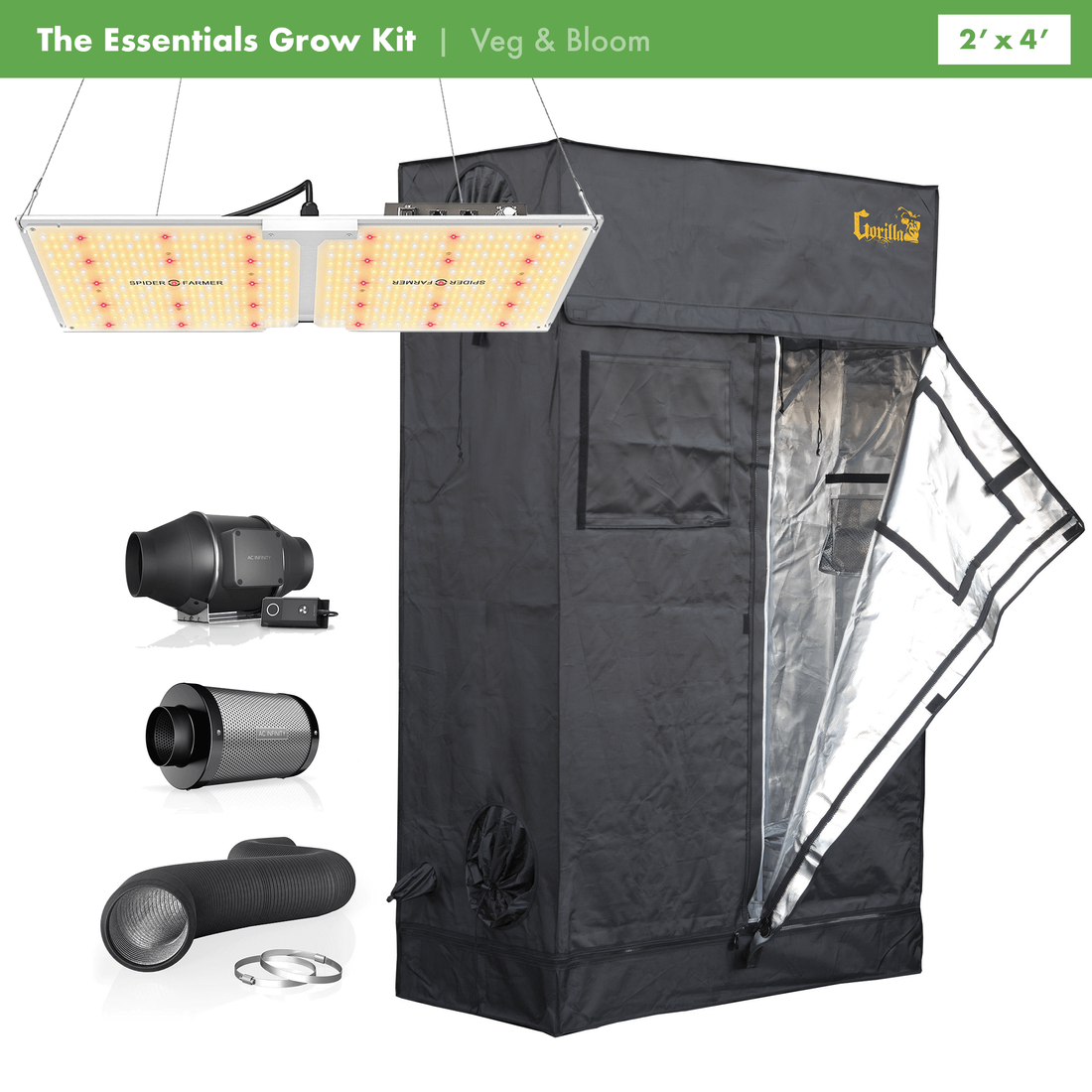 2×4 Grow Tent Setup (Essentials)